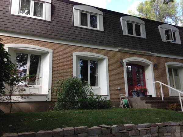 exterior painting rockcliffe area in ottawa,ontario,canada, by PG PAINT & DESIGN Ottawa house painters