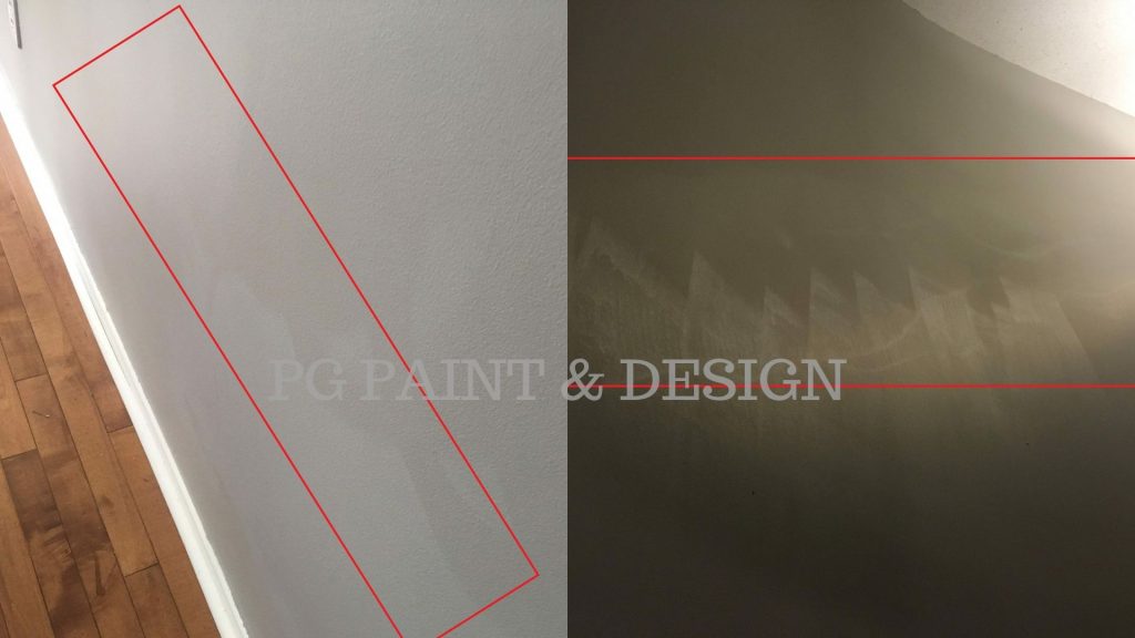 damage interior paint on walls from washing on flat paint finish