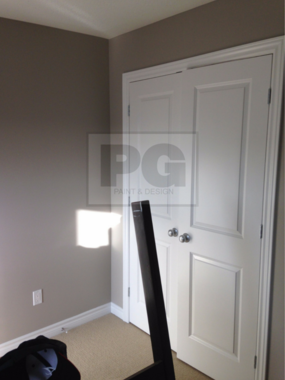 interior painting of a room with doors by PG PAINT & DESIGN painters