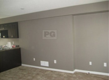 gray painted walls of town house painting by PG PAINT & DESIGN Ottawa painters