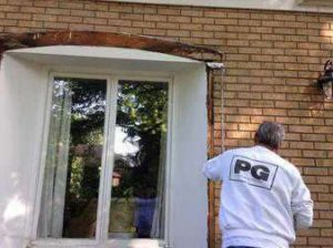 exterior window with replaced wood that had rotted replaced and painted by PG Paint & Design Ottawa House Painters 