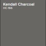 kendall charcoal hc-166 paint colour sample from benjamin moore paints