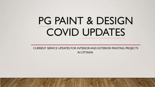 covid updates for painters in Ottawa